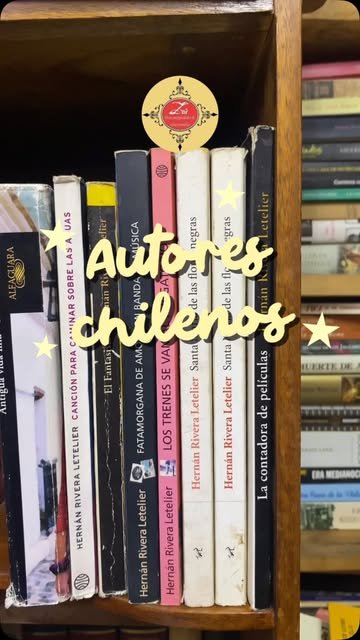 Estante de autores chilenos